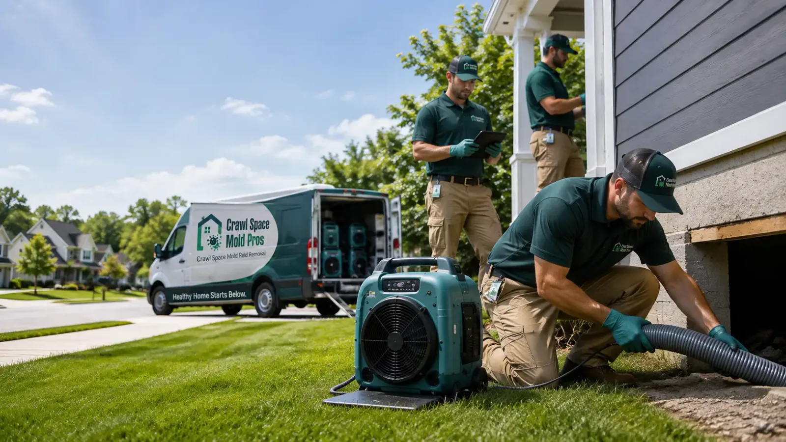 Crawl Space Mold Removal in Rockford, OH